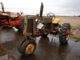 JOHN DEERE 420T TRACTOR,  GAS MOTOR, 3PT, 540 PTO S# 127036