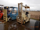 CLARK FORKLIFT,  2 STAGE MAST, GAS ENGINE