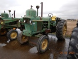 JOHN DEERE 4020 WHEEL TRACTOR,  LP GAS MOTOR, 3 PT HITCH, 540 PTO, S# 21T74