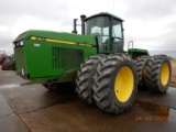 JOHN DEERE 8760 TRACTOR, 9741+ hours  CAB AND AIR, THREE REMOTES, SYNCRO 12