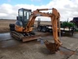 2011 CASE CX36B EXCAVATOR, 5210+hours  CAB AND AIR, SOME OF THE WINDOWS ARE