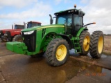 2011 JOHN DEERE 8285R WHEEL TRACTOR, 4,506+ hrs,  MFWD, DELUXE COMMANDVIEW