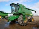 JOHN DEERE 9610 COMBINE.  FWD, 35.5L - 32 TIRES S# H09610X679139