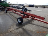 UNVERFERTH 25FT HEADER TRAILER S# A48850558, NO TITLE