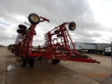 BRANDT S-TINE FIELD CULTIVATOR,  30', WITH ROLLING BASKETS S# 810039
