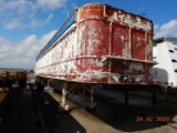 SHOPBUILT HOPPER BOTTOM GRAIN TRAILER,  TANDEM AXLE ON SPRINGS, 10.00-20 TI
