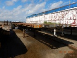 1988 LUFKIN FLATBED TRAILER,  48 FT, TANDEM SPREAD AXLE, AIR RIDE SUSPENSIO