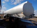 2017 HOMEMADE ALUMINUM TANKER TRAILER,  TANDEM AXLE ON AIR RIDE SUSPIOSION,