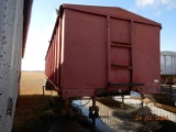 1978 OVG GRAIN TRAILER,  40 FT, 60 INCH SIDES, TANDEM AXLE ON SPRINGS, 10.2