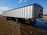 1974 DORSEY GRAIN TRAILER,  40FT, 48 INCH SIDES, TANDEM AXLE ON SPRINGS, 10