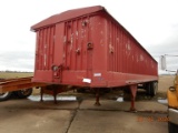 1977 TRAILMOBILE GRAIN TRAILER,  38 FT, TANDEM AXLE ON SPRINGS, 60 INCH SID