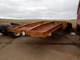 1971 WISCONSIN LOWBOY TRAILER,  16 TON, APPRX. 36 FT, TANDEM AXLE ON WALKIN