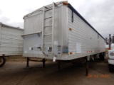 2000 TIMPTE SUPERHOPPER HOPPER BOTTOM GRAIN,  42 FT, TANDEM AXLE ON AIR RID