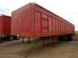 LUFKIN FLATBED GRAIN TRAILER,  40FT. SLIDING TANDEM AXLE ON SPRINGS, 10.00-