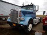 1984 FREIGHTLINER TRUCK TRACTOR,  350 CUMMINS, 9 SPEED TRANS, TWIN SCREW ON