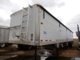 2006 TIMPTE HOPPER BOTTOM GRAIN TRAILER,  TANDEM AXLE ON AIR RIDE, SCALES,