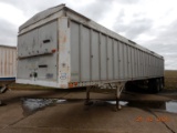 1973 DORSEY FLATBED TRAILER  38 FT, TANDEM AXLE ON SPRINGS, 10.00-20 TIRES