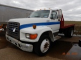 1994 FORD F SERIES FLATBED TRUCK, 306424+miles  DIESEL ENGINE, AUTOMATIC TR