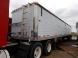 2005 TIMPTE SUPPER HOPPER HOPPER BOTTOM GRAIN TRAILER,  42', TANDEM AXLE, A