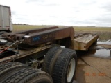 1951 NEIGHBORS LOWBOY TRAILER,  16 FT, TANDEM AXLE ON WALKING BEAMS, 8.25R1