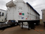 1984 SUMMIT DUMP TRAILER,  39 FT, STEEL FRAME WITH ALUMINUM BED, 3 AXLE ON