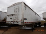 2017 WILSON SETTER HOPPER BOTTOM TRAILER,  41FT, 78 INCH SIDES, TANDEM AXLE