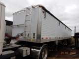 2009 TIMPTE SUPER HOPPER GRAIN TRAILER,  40FT, TANDEM AXLE ON AIR RIDE, AIR