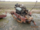 DETROIT V6 DIESEL ENGINE AND 5 SPEED TRANSMISSION