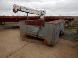TRUCK SERVICE BED,  WITH AUTO CRANE HOUST, PTO AND HYDRAULIC PUMP