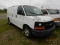 2005 CHEVROLET EXPRESS WORK VAN,  V8 GAS, AT, PS, AC, BUILT-IN METAL SHELVE