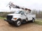 2006 FORD F750 SUPER DUTY DIGGER TRUCK, 83,429 MILES--4300+ HRS  CATERPILLA