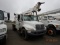 2007 INTERNATIONAL 4300 DIGGER TRUCK,  DT466, SINGLE AXLE, 33K GVWR, ALTEC