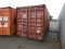 SHIPPING/STORAGE CONTAINER,  20' S# 3896074