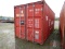 STROAGE/SHIPPING CONTAINER,  20' S# 7622225