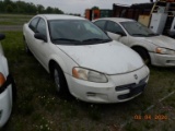 2002 DODGE STRATUS FOUR DOOR CAR,  4 CYLINDER GAS, AT, PS, AC, ***DOES NOT