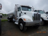 2011 PETERBILT 348 FUEL TRUCK,  PACCAR 6 CYLINDER DIESEL, EATON FULLER 8LL,