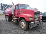 1997 MACK CH613 WATER TRUCK, 442K+ MILES  MACK E7-350, MACK T2090 9 SPEED,