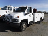 2005 CHEVROLET C5500 SERVICE TRUCK, 287K+ MILES  DURAMAX DIESEL, AUTOMATIC,