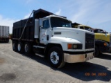 1992 MACK CH600 TRI-AXLE DUMP TRUCK, 746,323 MILES ON METER  MACK E7-350 DI