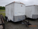 CARRY-ON ENCLOSED CARGO TRAILER,  6' X 10', TANDEM AXLE, ELECTRIC BRAKES, S