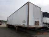 1994 PINES/TRBD VAN TRAILER,  TANDEM AXLE, SPRING RIDE, 22.5 TIRES, DAYTON