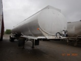 1978 FRUEHAUF TANKER/FUEL TRAILER,  ALUMINUM, TANDEM AXLE, YANMAR DIESEL PU