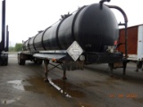 2003 VE VAC TANKER TRAILER,  130BBL, TANDEM AXLE, CENTERPOINT SUSPENSION, 1