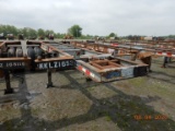 1988 LOADCRAFT CONTAINER CHASSIS TRAILER,  20', TANDEM AXLE S# 811118 C# KK