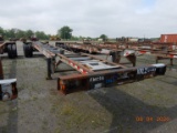 1988 LOADCRAFT CONTAINER CHASSIS TRAILER,  40', TANDEM AXLE S# B80992 C# KK