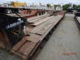 2001 LOAD KING DETACH LOWBOY TRAILER,  SELF CONTAINED, NON GROUND BEARING,