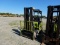 CLARK GPX20 FORKLIFT, 1681 HRS  PROPANE ENGINE, 3 STAGE MAST (NO FORKS), SO