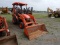 KUBOTA B26 LOADER BACKHOE/TRACTOR, 1228 hrs  4X4, OROPS, KUBOTA FRONT LOADE