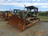 1998 CATERPILLAR D7F CRAWLER DOZER,  MILITARY USE, STAIGHT BLADE WITH TILT,