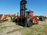 TAYLOR TEB-250M FORKLIFT,  CAB, DETROIT DIESEL, 2-STAGE MAST, 25,000 LB CAP